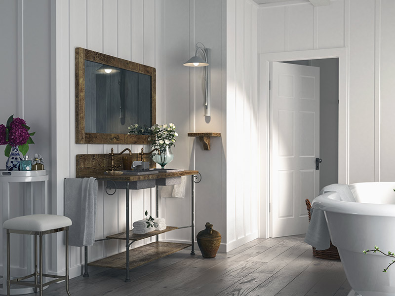 Bathroom Renovating: Decorating Country Style